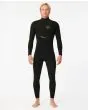 Hombre con traje de neopreno sin cremallera Rip Curl 5/3mm E-Bomb Negro