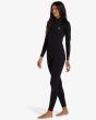 Mujer con Traje de Surf con Cremallera en la Espalda Billabong 4/3mm Foil Negro lateral