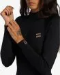 Mujer con Traje de Surf con Cremallera en la Espalda Billabong 4/3mm Foil Negro mangas