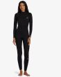Mujer con Traje de Surf con Cremallera en la Espalda Billabong 4/3mm Foil Negro