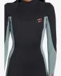 Mujer con Traje de Surf con Cremallera en la Espalda Billabong 4/3mm Foil Washed Black costuras GBS