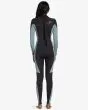 Mujer con Traje de Surf con Cremallera en la Espalda Billabong 4/3mm Foil Washed Black posterior