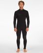 Traje de surf con cremallera en el pecho Billabong 5/4mm Revolution Antique Black para hombre interior