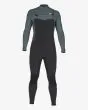 Traje de surf con cremallera en el pecho Billabong 5/4mm Revolution Antique Black para hombre