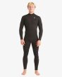 Hombre con traje de surf con cremallera en el pecho Billabong Absolute 4/3mm negro 