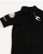 Traje de Surf de primavera con manga corta y cremallera en la espalda Rip Curl Grom Freelite 2mm negro para niño 2-6 años Back Zip
