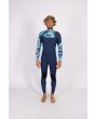 Neopreno con cremallera en el pecho Hurley Advantage Plus Printed 3/2mm azul para hombre