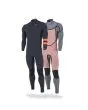 Traje de surf con cremallera en el pecho Hurley Plus 4/3mm negro grafito para hombre interior