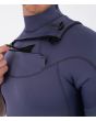 Hombre con traje de surf con manga corta Hurley Air 2/2mm Destroyer bucle para llaves