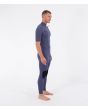 Hombre con traje de surf con manga corta Hurley Air 2/2mm Destroyer lateral derecha