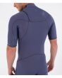 Hombre con traje de surf con manga corta Hurley Air 2/2mm Destroyer espalda