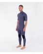 Hombre con traje de surf con manga corta Hurley Air 2/2mm Destroyer lateral izquierda