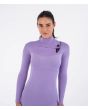 Mujer con Traje de neopreno Hurley Woman Air 3/2mm Lavanda frontal