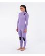 Mujer con Traje de neopreno Hurley Woman Air 3/2mm Lavanda lateral