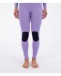 Mujer con Traje de neopreno Hurley Woman Air 3/2mm Lavanda rodilleras