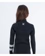 Traje de neopreno con cremallera en el pecho Hurley Kid Advant 4/3mm Negro para niño espalda