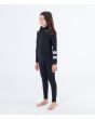 Traje de neopreno con cremallera en el pecho Hurley Kid Advant 4/3mm Negro para niño izquierda