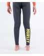 Traje de neopreno infantil con cremallera en el pecho Hurley Kid Advant 4/3mm gris y amarillo piernas