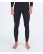 Hombre con traje de surf con cremallera en el pecho Hurley Advant 3/2mm Fullsuit negro rodilleras