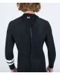 Hombre con traje de surf con cremallera en la espalda Hurley Advant 4/3mm Fullsuit Negro Back Zip