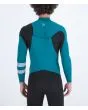 Hombre con traje de neopreno con cremallera en el pecho Hurley Advant 4/3mm Fullsuit Esmeralda espalda
