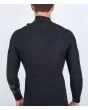 Hombre con Traje de Neopreno con cremallera en el pecho Hurley Air 4/3mm Fullsuit Negro espalda