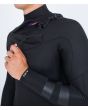 Hombre con Traje de Neopreno con cremallera en el pecho Hurley Air 4/3mm Fullsuit Negro gancho llaves