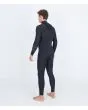 Hombre con Traje de Neopreno con cremallera en el pecho Hurley Air 4/3mm Fullsuit Negro posterior izquierda