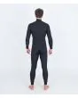 Hombre con Traje de Neopreno con cremallera en el pecho Hurley Air 4/3mm Fullsuit Negro posterior