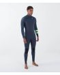 Hombre con Traje de Neopreno con cremallera en el pecho Hurley Air Toledo 3/2mm Fullsuit Slate derecha