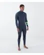 Hombre con Traje de Neopreno con cremallera en el pecho Hurley Air Toledo 3/2mm Fullsuit Slate derecha