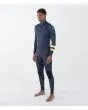 Hombre con Traje de Neopreno con cremallera en el pecho Hurley Air Toledo 3/2mm Fullsuit Slate izquierda
