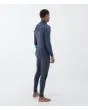 Hombre con Traje de Neopreno con cremallera en el pecho Hurley Air Toledo 3/2mm Fullsuit Slate posterior derecha