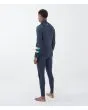 Hombre con Traje de Neopreno con cremallera en el pecho Hurley Air Toledo 3/2mm Fullsuit Slate posterior izquierda