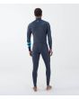 Hombre con Traje de Neopreno con cremallera en el pecho Hurley Air Toledo 3/2mm Fullsuit Slate posterior