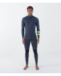 Hombre con Traje de Neopreno con cremallera en el pecho Hurley Air Toledo 3/2mm Fullsuit Slate