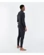 Hombre con traje de surf Hurley Plus 4/3mm Fullsuit Negro-Lemon derecha