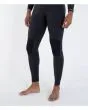 Hombre con traje de surf Hurley Plus 4/3mm Fullsuit Negro-Lemon rodilleras