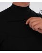 Hombre con Neopreno Hurley Air Bubblee Degrade 3/2mm Chest Zip Black Bubble cremallera pecho