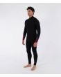 Hombre con Neopreno Hurley Air Bubblee Degrade 3/2mm Chest Zip Black Bubble