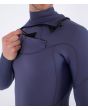Hombre con Traje de neopreno Hurley Air 3/2mm Chest Zip Destroyer bicle llaves