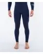 Hombre con Traje de neopreno con cremallera en el pecho Hurley PLUS 4/3mm Fullsuit Azul Total Eclipse rodilleras