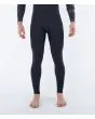 Hombre con Traje de Neopreno con cremallera en el pecho Hurley PLUS Sleeve Texture 4/3mm Negro rodilleras