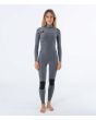 Mujer con Traje de Surf con cremallera en el pecho Hurley Woman Advant 4/3mm Gris interior