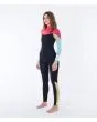 Mujer con Traje de surf Hurley Advant 4/3mm Fullsuit Spiced Coral lateral