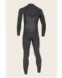 Traje de neopreno con cremallera en el pecho O'Neill Ninja 4/3mm negro para hombre posterior