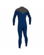 Traje de neopreno sin cremallera O'Neill Hyperfreak Comp 5/4mm azul y gris para hombre posterior