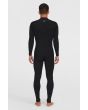 Hombre con traje de surf O'Neill Epic 3/2mm Negro con cremallera en el pecho posterior