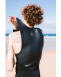 Hombre con neopreno sin mangas O'Neill O'Riginal 2mm Long John Negro ajuste con solapa de hombro abierta