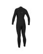 Traje de neopreno O'Neill Womens Hyperfreak 3/2mm Plus Chest Zip Negro para mujer posterior